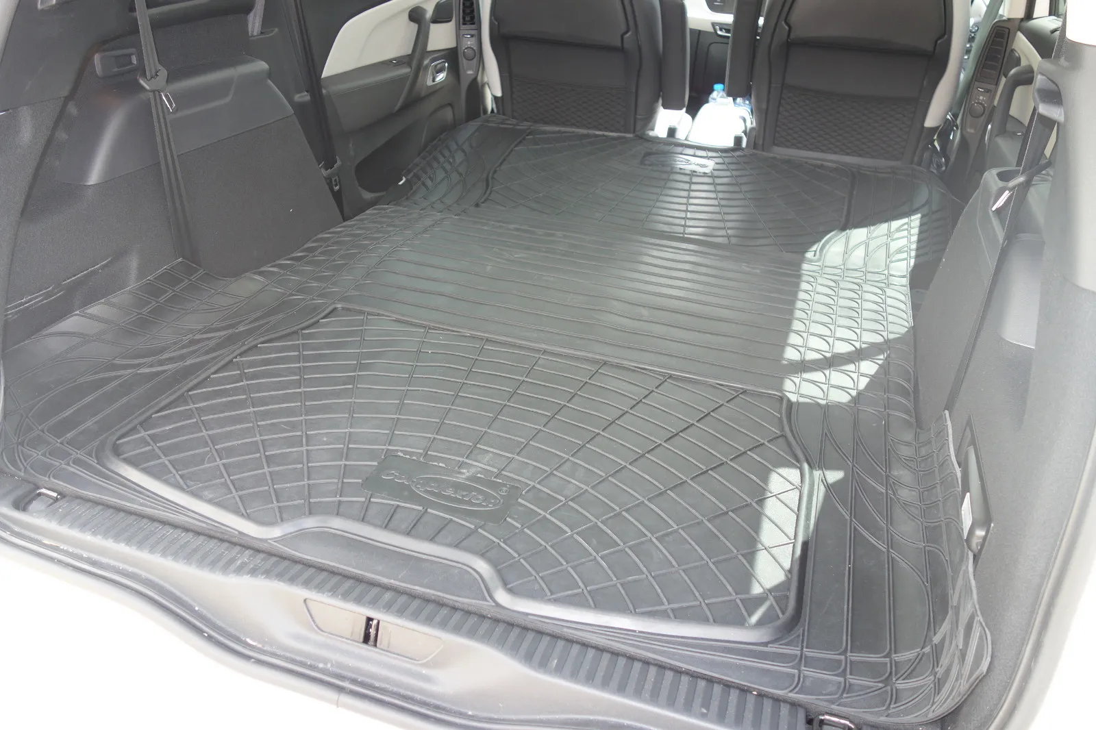 Citroen C4 Grand Picasso 2013 On Rubber Boot Mat Load Space Pair